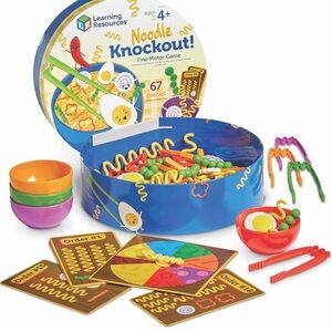 Learning Resources Noodle Knockout! Fine Motor Game - Multicolor